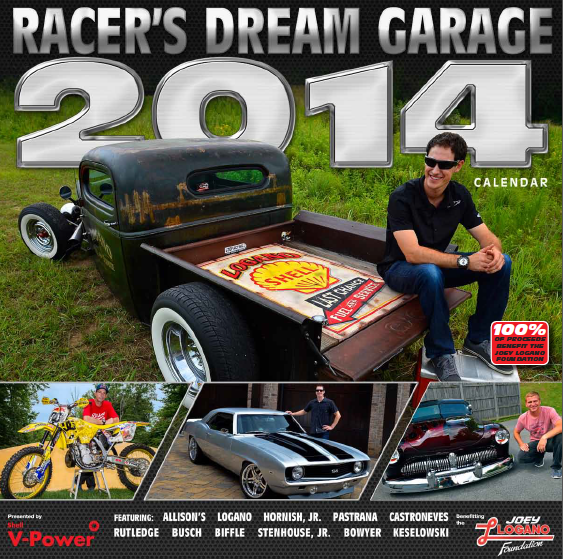 Racer's Dream Garage Calendar… On Sale Now!