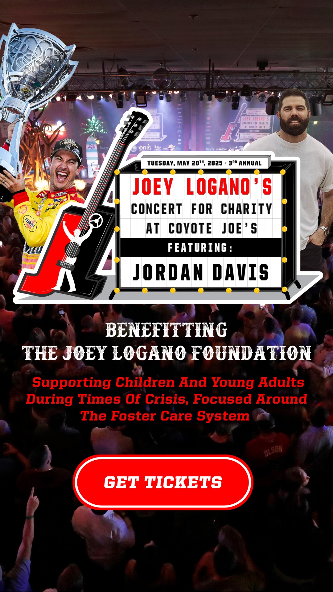 Joey Logano Concert For Charity